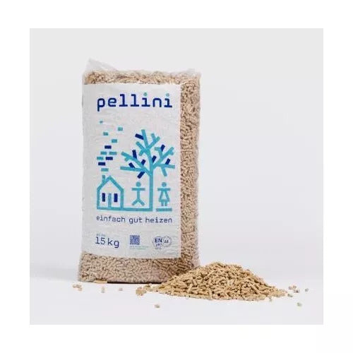 Pellets en sac 66 x 15 kg – Total 990 kg – EN Plus A1 (DE314) Pellets Pellini